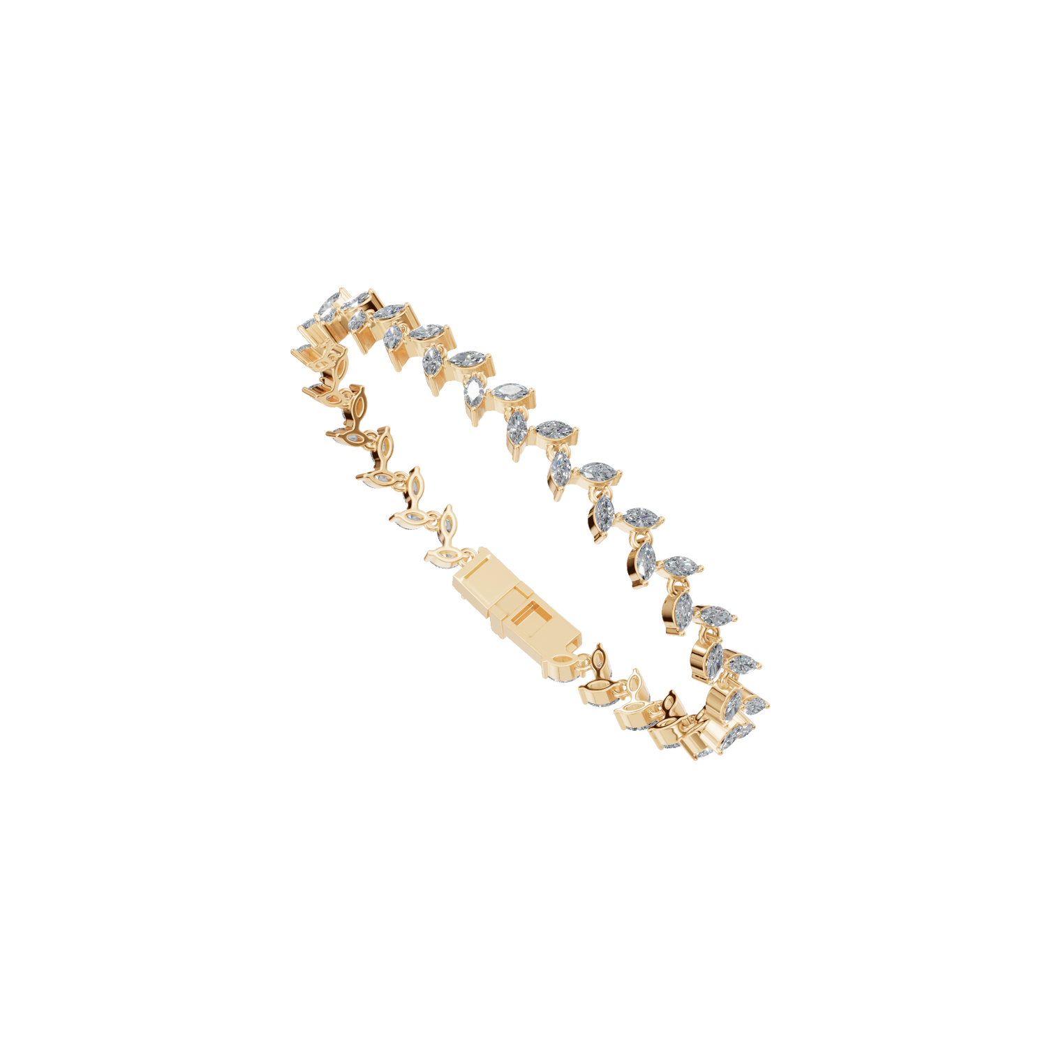 Marquise Diamond Tennis Bracelet