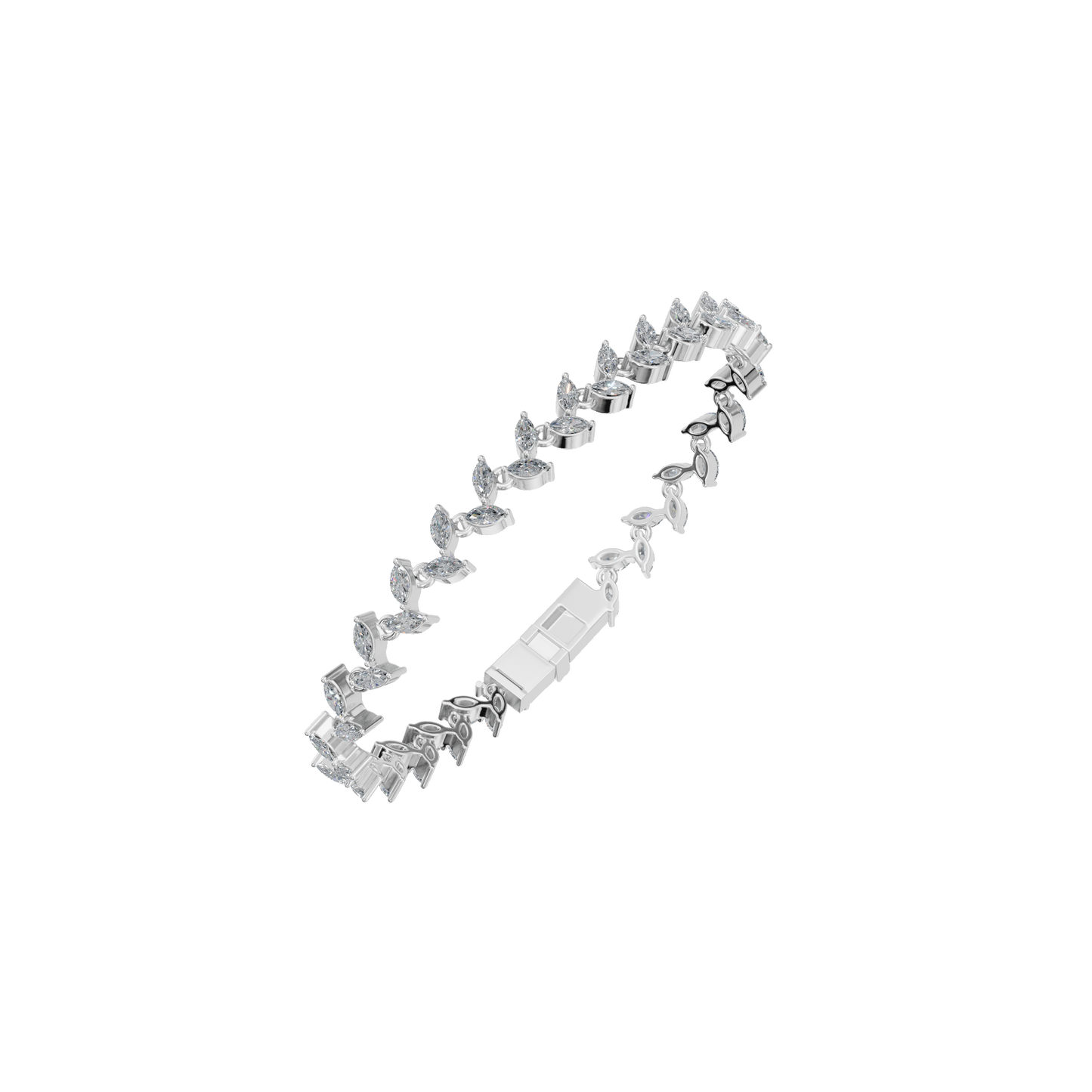 Marquise Diamond Tennis Bracelet