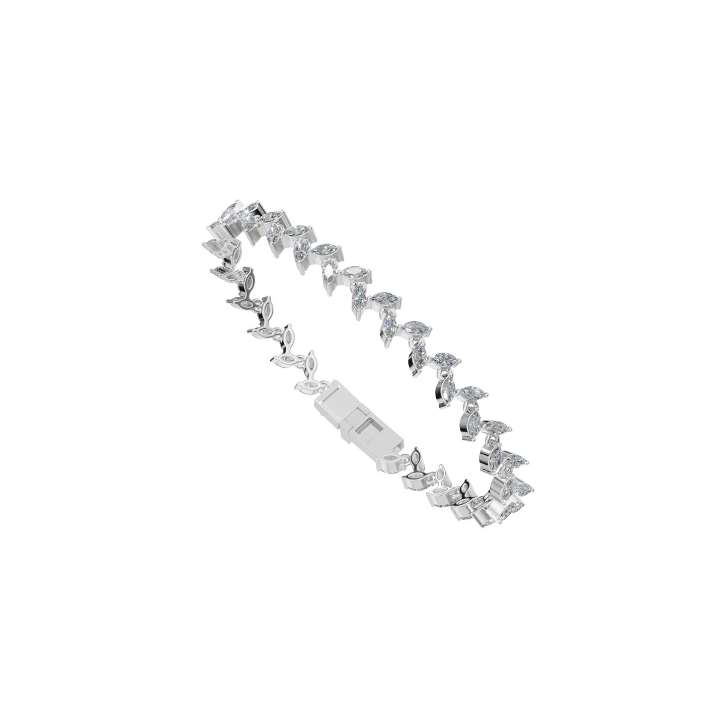 Marquise Diamond Tennis Bracelet