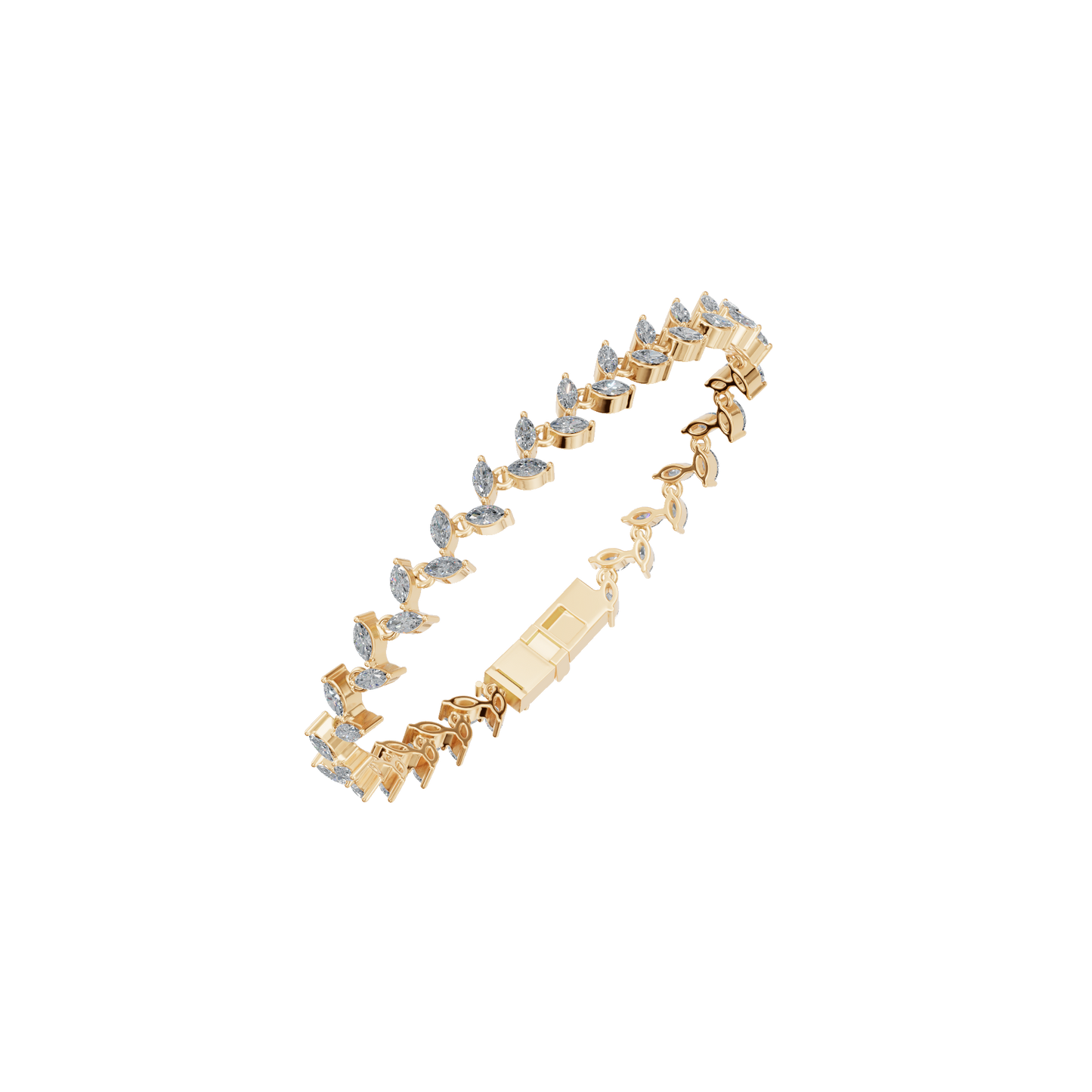 Marquise Diamond Tennis Bracelet